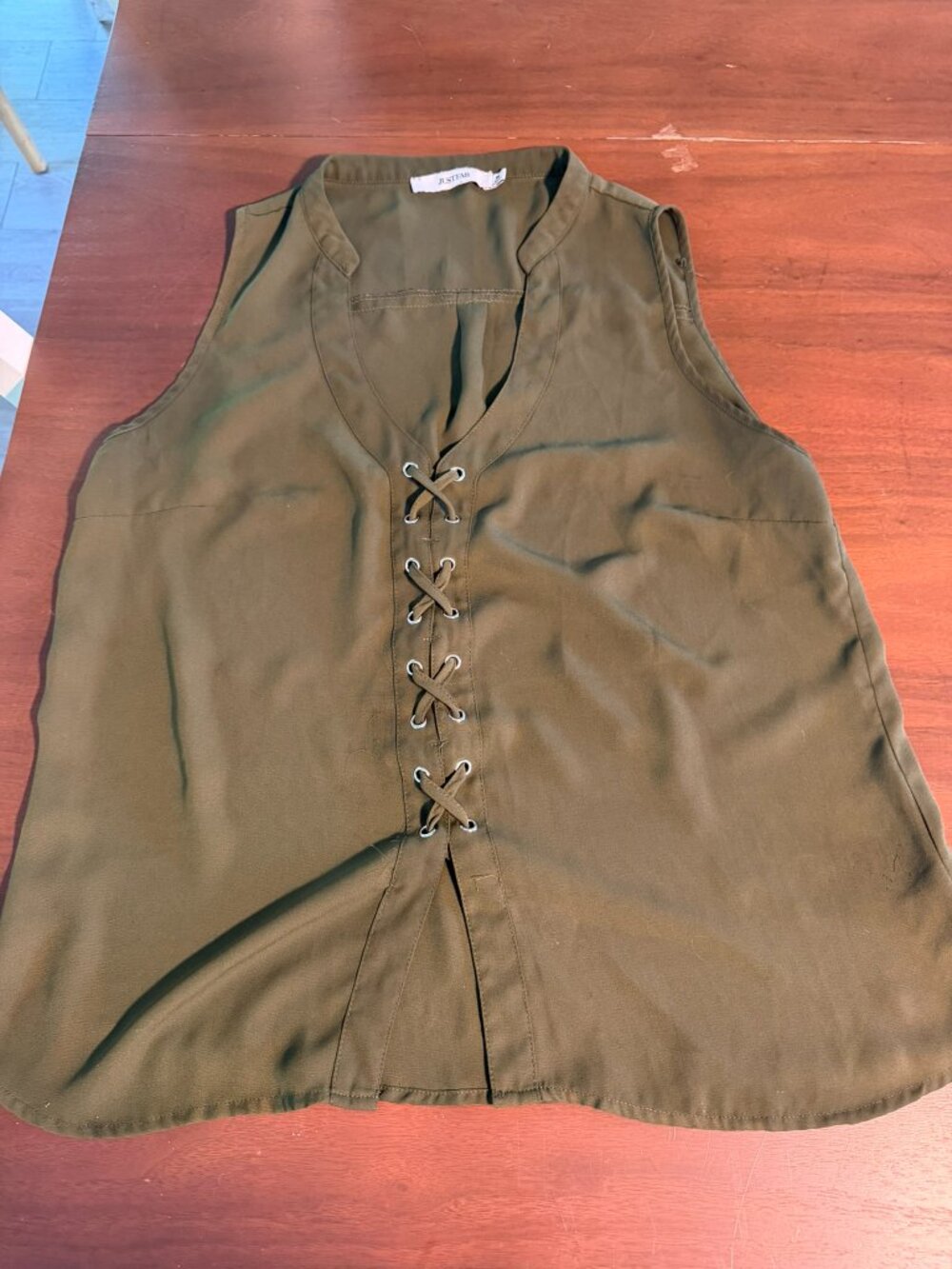 Olive Green Blouse
